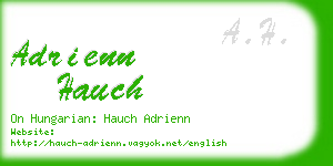 adrienn hauch business card